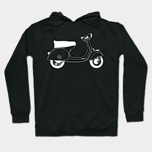 Vespa 150 GS White Outline Hoodie